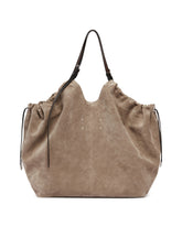 Beige Drawstring Bag | PDP | Antonia