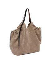 Beige Drawstring Bag | PDP | Antonia