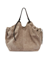 Beige Drawstring Bag | PDP | Antonia