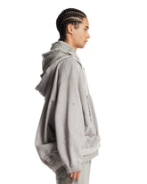 Gray Triple-Layer Effect Sweatshirt | PDP | Antonia