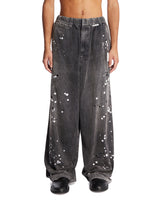 Gray Wide-Leg Corduroy Pants | PDP | Antonia