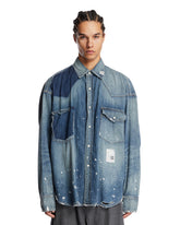 Blue Denim Shirt - New arrivals men's clothing | PLP | Antonia