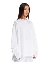 White Wide Sleeve T-Shirt | PDP | Antonia