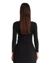 Black and Blue Striped Shirt-Cardigan with Belt | PDP | Antonia