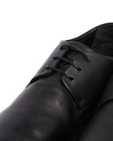 Black Sancrispa Derby Shoes | PDP | Antonia