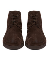 Dark Brown Sancrispa High Pomice Ankle Boots | PDP | Antonia