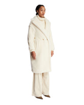 White Teddy Bear Icon Coat | PDP | Antonia