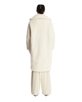 White Teddy Bear Icon Coat | PDP | Antonia