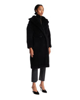 Black Teddy Bear Icon Coat | PDP | Antonia