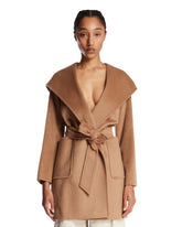 Cappotto A Vestaglia in Cammello Beige - MAX MARA DONNA | PLP | Antonia