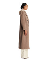 Beige Cashmere Drap Coat | PDP | Antonia