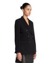 Black Double-Breasted Blazer | PDP | Antonia
