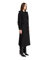 Black Belted Trench Coat | PDP | Antonia