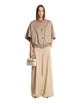 Pantaloni Gamba Ampia Beige - MAX MARA DONNA | PLP | Antonia