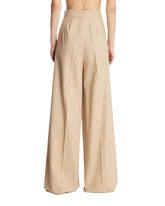 Beige Wide-Leg Trousers | PDP | Antonia