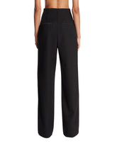 Pantaloni Con Bande Laterali Neri | PDP | Antonia