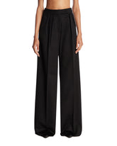 Pantaloni Flare In Cammello Neri - MAX MARA DONNA | PLP | Antonia