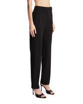 Black Slim-Fit Trousers | PDP | Antonia