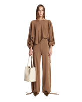 Pantaloni Con Coulisse Beige - MAX MARA DONNA | PLP | Antonia