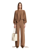 Maglia Con Coulisse Beige - MAX MARA DONNA | PLP | Antonia