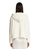 White Zip Hoodie | PDP | Antonia