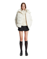 Beige Padded Cardigan - MONCLER WOMEN | PLP | Antonia