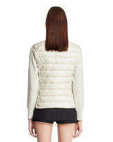 Beige Padded Cardigan | PDP | Antonia