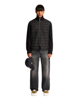 Black Padded Cardigan - Moncler men | PLP | Antonia