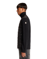 Black Padded Cardigan | PDP | Antonia