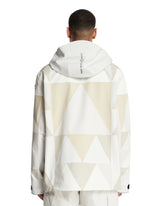 White Valserine Laminated Gore-Tex Patchwork Ski Jacket | PDP | Antonia