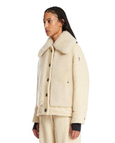 Ivory Wool Down Jacket | PDP | Antonia