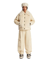 White Wool Down Jacket - ERG MEDIA | PLP | Antonia