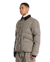 Brown Houndstooth Wool Elgon Ski Jacket | PDP | Antonia