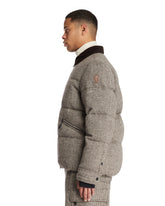 Brown Houndstooth Wool Elgon Ski Jacket | PDP | Antonia