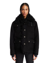 Giubbotto Con Trama Effetto Lana Nero - GIACCHE DONNA | PLP | Antonia