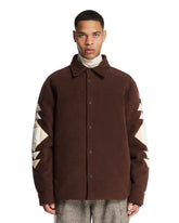 Brown Valley Padded Corduroy Overshirt | Antonia