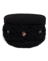 Moon Boot x Moncler Grenoble Fisherman Cap In Lana Blu | PDP | Antonia