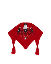 Sciarpa Ricamata Floreale Rossa | PDP | Antonia