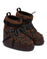 Moon Boot x Moncler Grenoble Brown Icon Low Snow Boots | Antonia