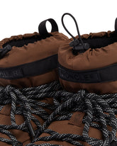 Moon Boot x Moncler Grenoble Brown Icon Low Snow Boots | PDP | Antonia