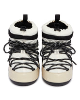 Moon Boot x Moncler Grenoble White Icon Low Snow Boots | PDP | Antonia