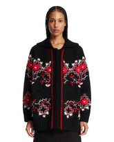 Black Embroidered Wool Cardigan - new arrivals women's clothing | PLP | Antonia