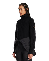 Black Wool Turtleneck Sweater | PDP | Antonia