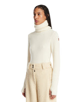 White Ribbed Wool Sweater | PDP | Antonia