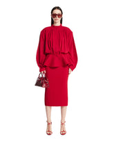 Gonna Re/edit Midi In Lana Rossa - MUGLER WOMEN | PLP | Antonia
