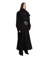 Black Re/edit Hiver Russe Wool Coat | PDP | Antonia
