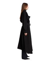 Black Re/edit Hiver Russe Wool Coat | PDP | Antonia