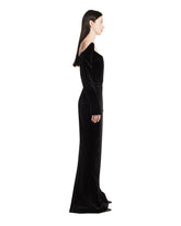 Black Re/edit Velvet Long Dress | PDP | Antonia