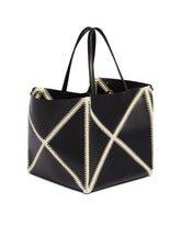 Black Origami Tote Bag | PDP | Antonia