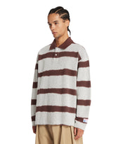 Napapijri X Martine Rose Striped Cotton Polo | PDP | Antonia